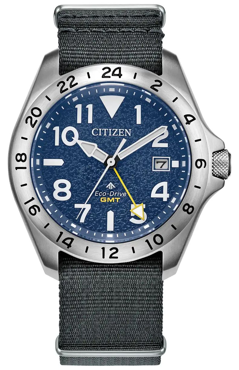 Citizen Eco-Drive Promaster Land GMT (39mm) Textured Blue Watch-image-212415