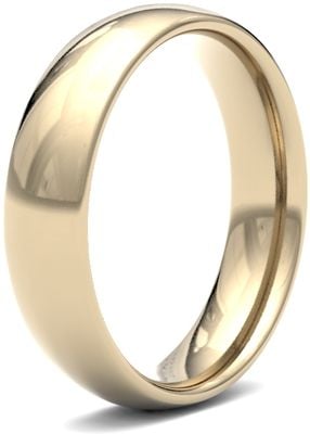 James Moore Wedding Rings | 9ct Yellow Gold | 5mm | Medium | Traditional Court | AG_5GMC-9Y