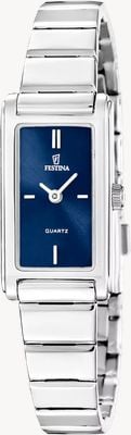 Festina Mademoiselle 石英表（25毫米）蓝色太阳纹表盘/不锈钢表带 F20767/5