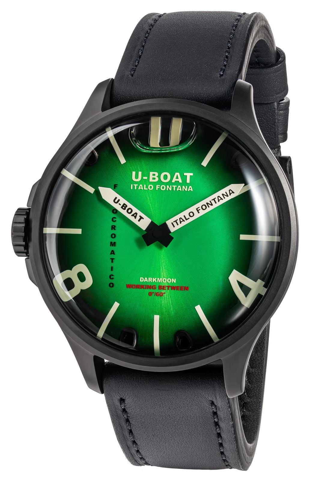 U-Boat Darkmoon Kama PVD (46,5 mm) cadran soleil vert montre