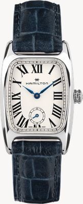 Hamilton American Classic Boulton Small Second *Greenland - 2020* (23.5mm) White Dial / Blue Leather Strap H13321611