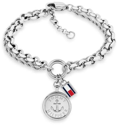 Tommy Hilfiger Silver Nautical Charms Bracelet 2781024