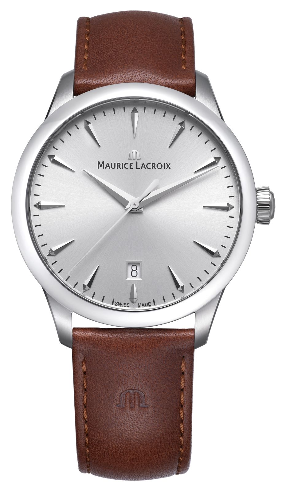 Maurice Lacroix 1975 Quartz (39mm) Silver Sun-Brushed Dial Watch