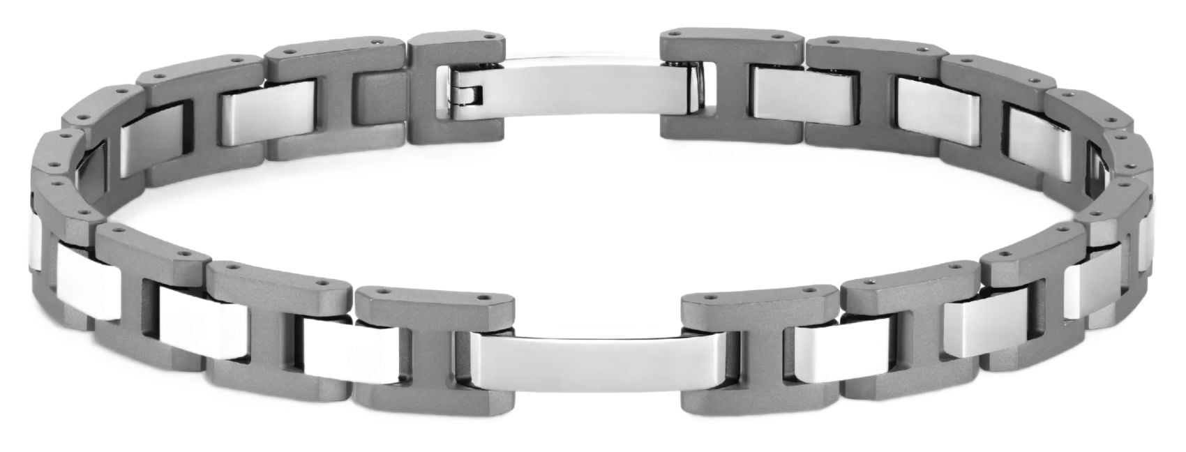 Herbelin Cap Camarat Bracelet  Sandblasted Titanium And Jewellery