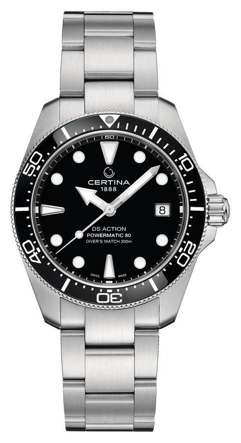 Certina DS Action Diver Powermatic 80 (38 mm) cadran montre