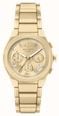 Armani Exchange Quartz Chronograph (36mm) Gold Sunray Dial / Gold PVD Stainless Steel Bracelet AX6034