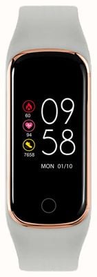 Reflex Active Smukły, wielofunkcyjny smartwatch sportowy Series 08 (20 mm) z cyfrową tarczą / szarym silikonem RA08-2122