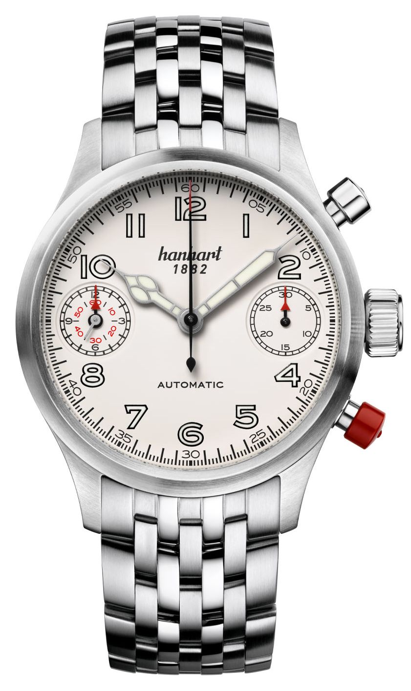 Hanhart Chronographe automatique Pioneer Twindicator (45 mm montre