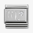 Nomination Classic Scorpio Cubic Zirconia Sterling Silver Charm 330302/08