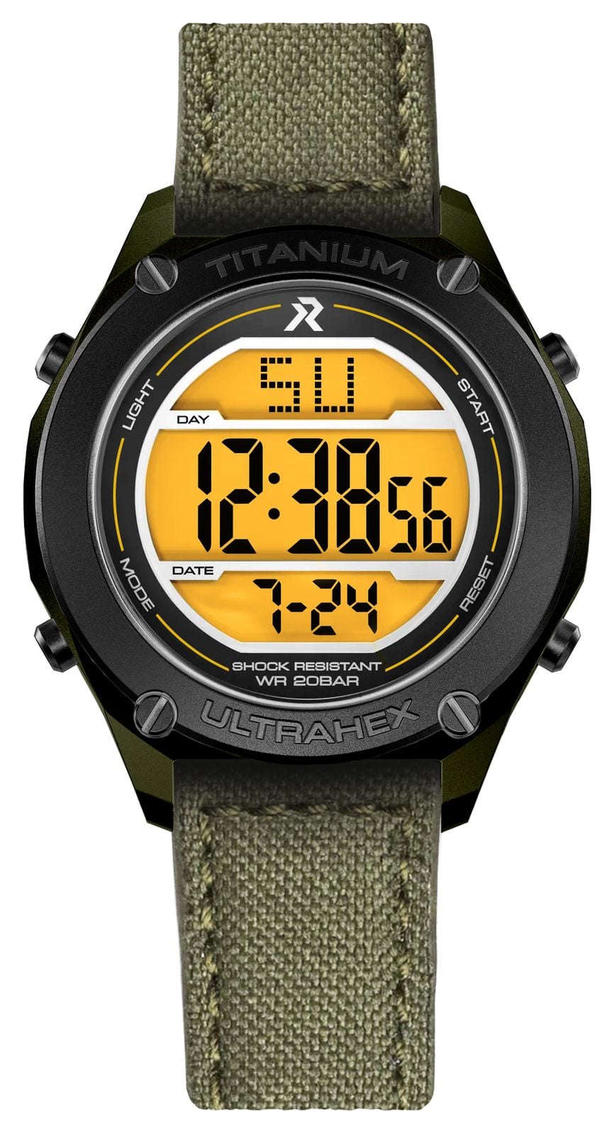 RZE multifonction Utd-8000, Ã©cran jaune Cerakote (42 montre