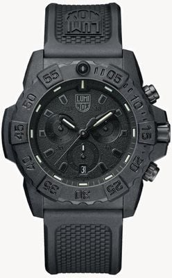 Luminox Navy Seal 3580 Chronograph Black/Black With PU Strap XS.3581.BO