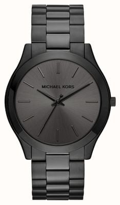 Michael Kors Slim Runway Black Monochrome Men's Watch MK8507