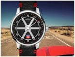 MeisterSinger Edition Route 66 - 1 of 100 (43mm) Matte Black Dial / Black Leather Strap ED-ROUTE66 - vista alternativa 5