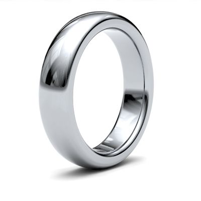 James Moore & Co | Or blanc 9 carats | 5 mm | extra-lourd | taille premium court | ag_5gzp-9w AG_5GZP-9W