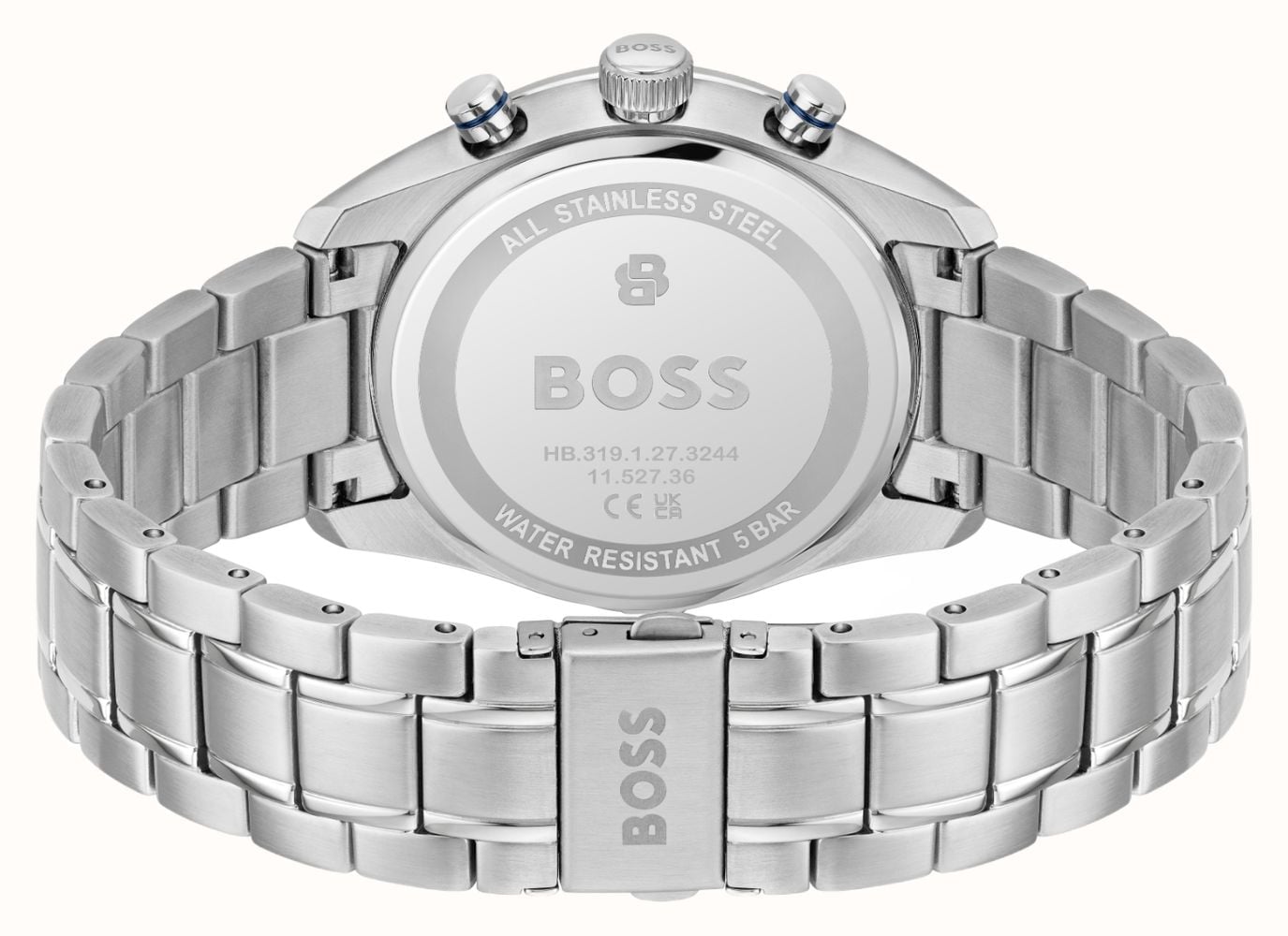 BOSS GRAND PRIX VITESSE / 44mm / Blue Dial / Stainless Steel Bracelet 1514344 - alternate view 2