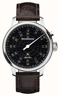 MeisterSinger Zegarek z dźwiękiem dzwonka „sonnerie au crossing”. BHO902G