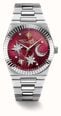 Thomas Sabo Moon And Stars Quartz (39mm) Red Sunray Dial / Stainless Steel Bracelet WA0466-201-212-39