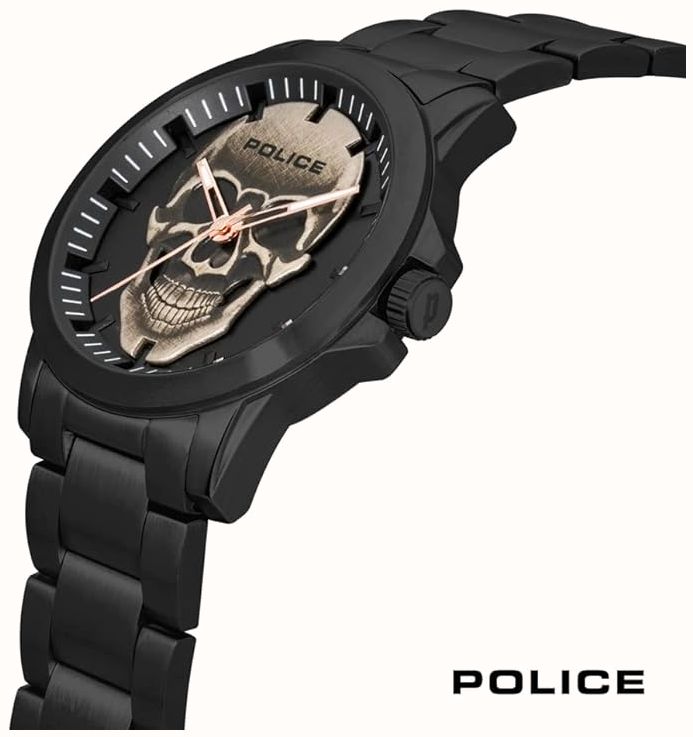 Police Flick factory Watch,skull, Police Watches