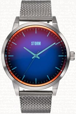 STORM Styro lazer niebieski | bransoleta z siatki stalowej 47487/LB