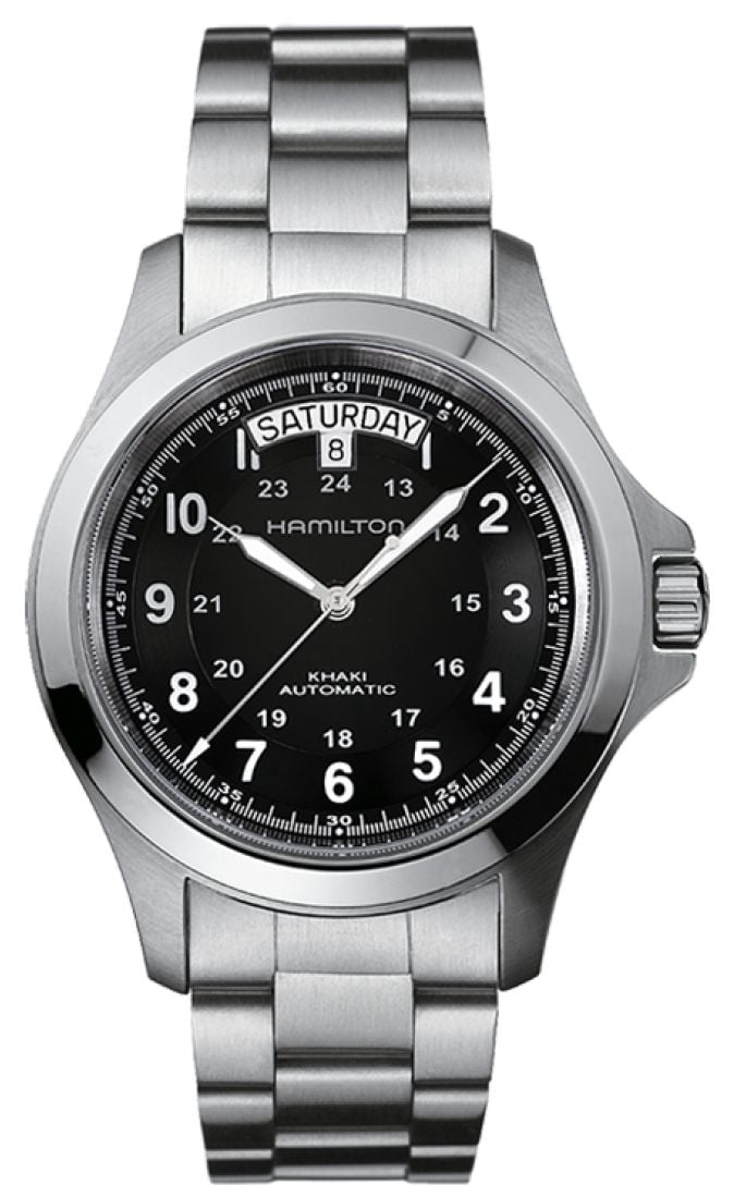 Hamilton Khaki field king automatique (40 mm) cadran noir / montre