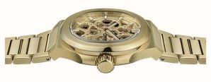 Ingersoll THE FRAME Automatic (47mm) Gold Skeleton Dial / Gold PVD Stainless Steel Bracelet I18303 - vista alternativa 2