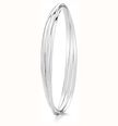 James Moore & Co 925 Silver Russian Interlinked Bangle J1946