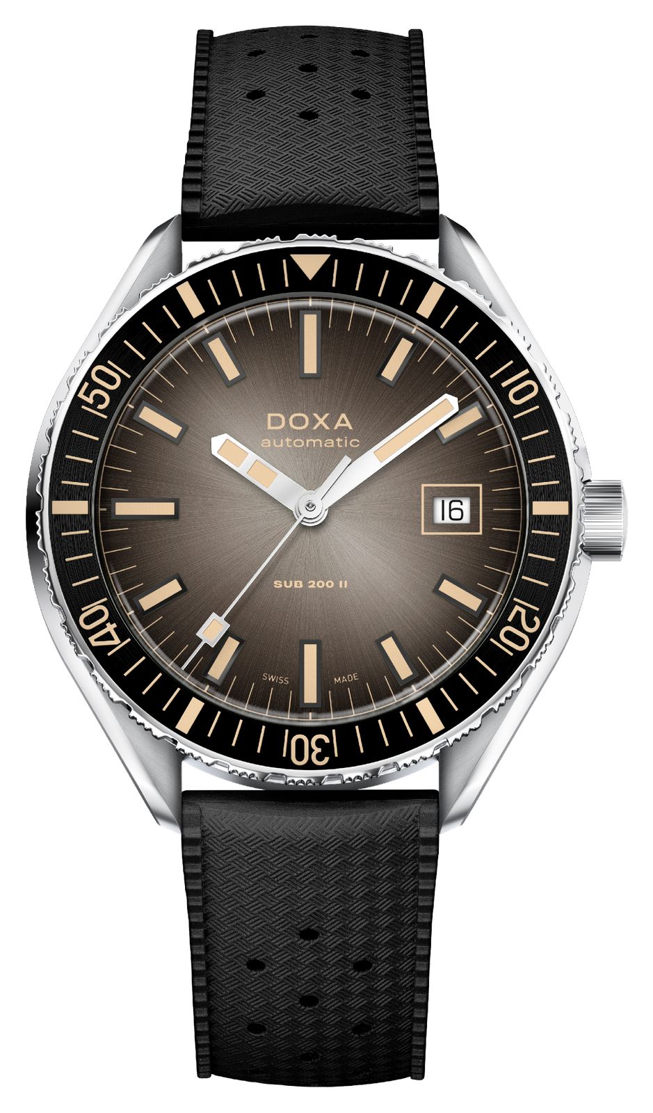 DOXA Sub 200 II Sharkhunter Vintage (44 mm) cadran gris dÃ© montre