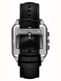 Michael Kors Hayes Square dial with chronograph Black Leather Strap Watch MK9299 - vista alternativa 2