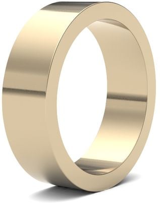 James Moore & Co | Or jaune 9 carats | 6 mm | taille moyenne | plat | ag_6lmf-9y AG_6LMF-9Y