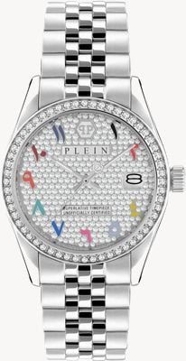Philipp Plein DATE SUPERLATIVE STREET COUTURE / Silver Dial Stainless Steel PWYAA0723