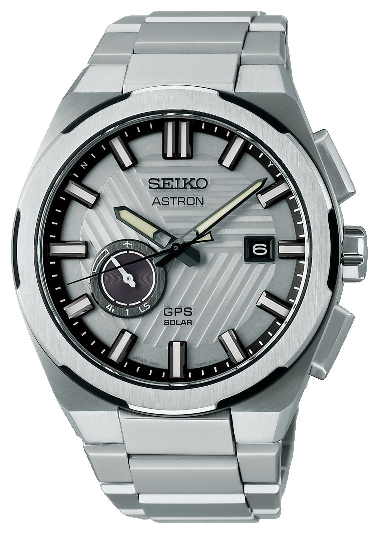 Seiko SystÃ¨me solaire Astron â GPS solaire argentÃ© Â« montre