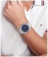 Tommy Hilfiger Cole Navy Blue Stainless Steel Bracelet Watch 1792273 - vista alternativa 4