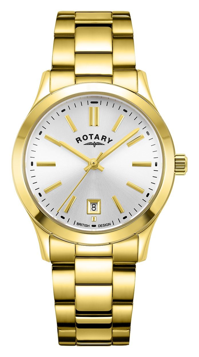 Rotary contemporaine Ã  quartz (30 mm) cadran argent montre