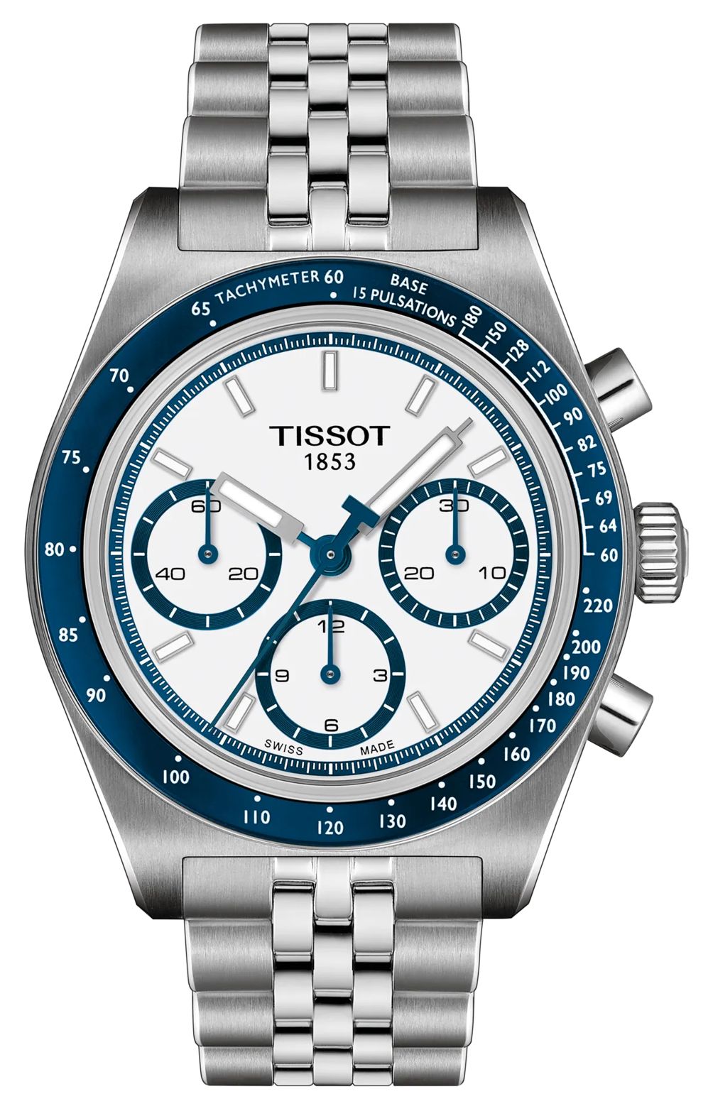 Tissot Chronographe automatique Pr516 (41 mm) cadran blanc montre