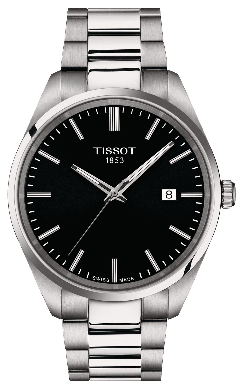Tissot homme pr 100 (40 mm) cadran noir / bracelet montre