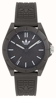 Adidas PROJECT FOUR (41mm) Black Dial / Black Rubber Strap AOST26041