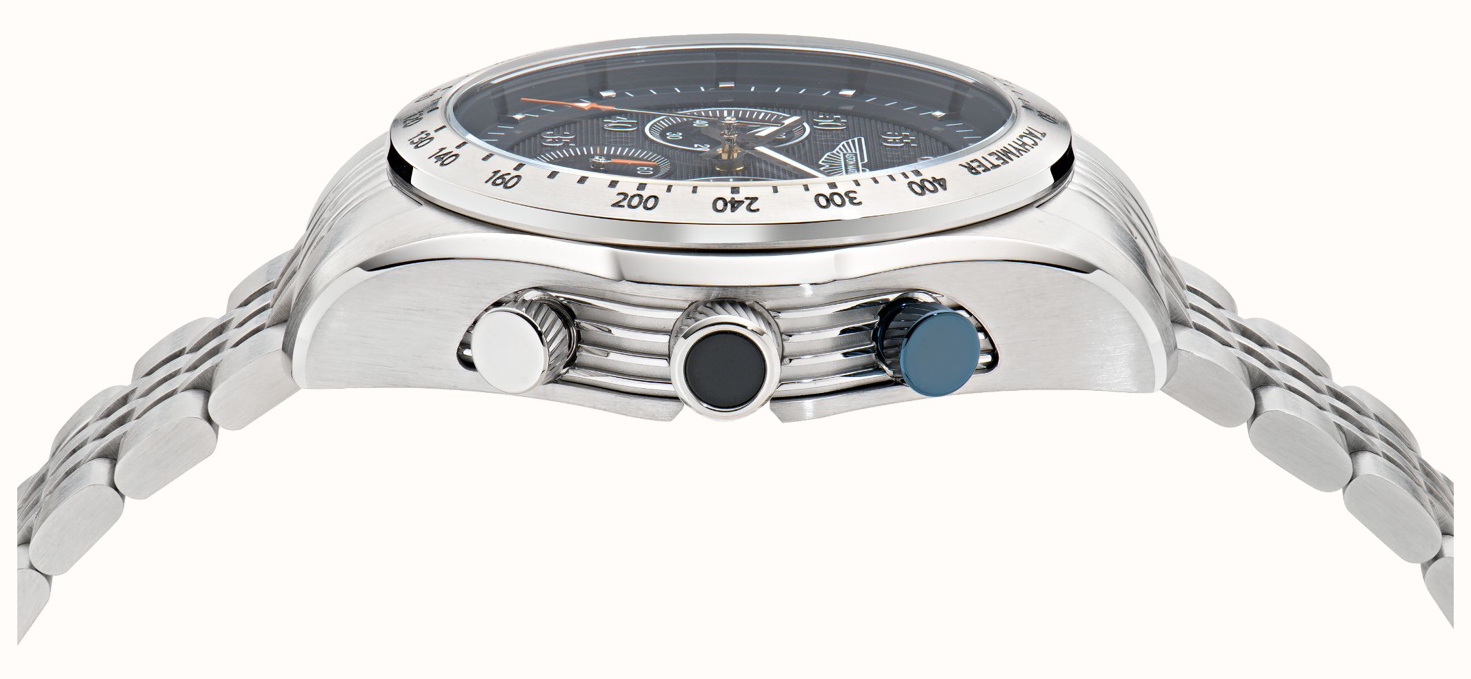 Aston Martin Thrill SGT W Quartz Chronograph (42mm) Blue Dial / Stainless Steel Bracelet MTRS1F503 - alternate view 3