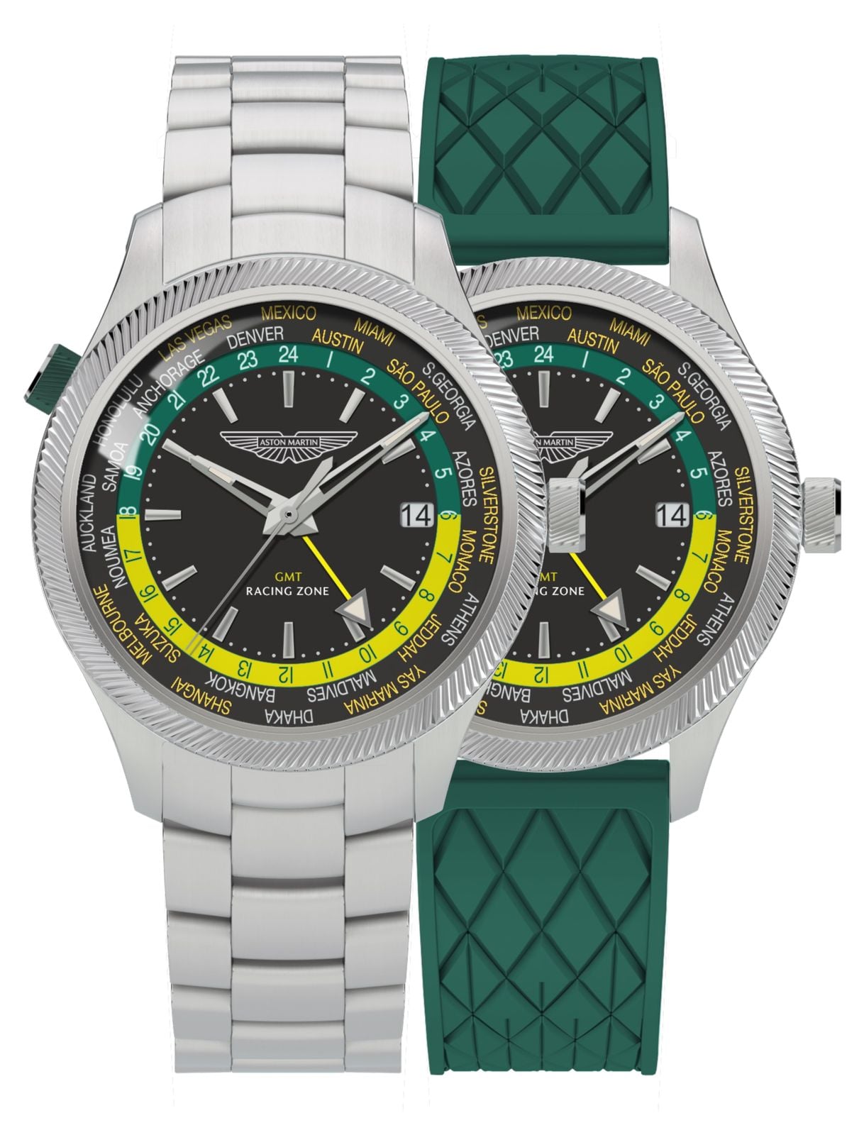 Aston Martin GRZ Icon Quartz Racing Zone GMT 41mm Podium Watch