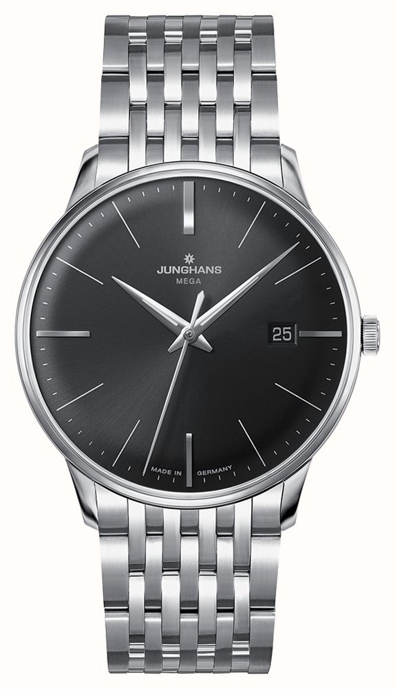 Junghans マイスター メガ (38.4mm) アンスラサイト サンレイ 58