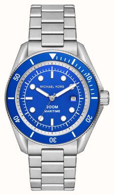 Michael Kors Men's Maritime (42mm) Blue Dial / Stainless Steel Bracelet MK9160