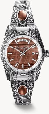 Thomas Sabo Watch With Western-style Ornaments And Red Tiger’s Eye Watch WA0456-201-212-36