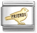 Nomination Classic Gold Friends Bird Charm 030285/72