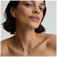 D.LOUISE Pavé Clover Pendant Necklace Stainless Steel SKN-37 - 別ビュー 2