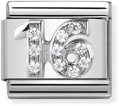 Nomination Classic 16 Sterling Silver & Steel Charm 330304/17
