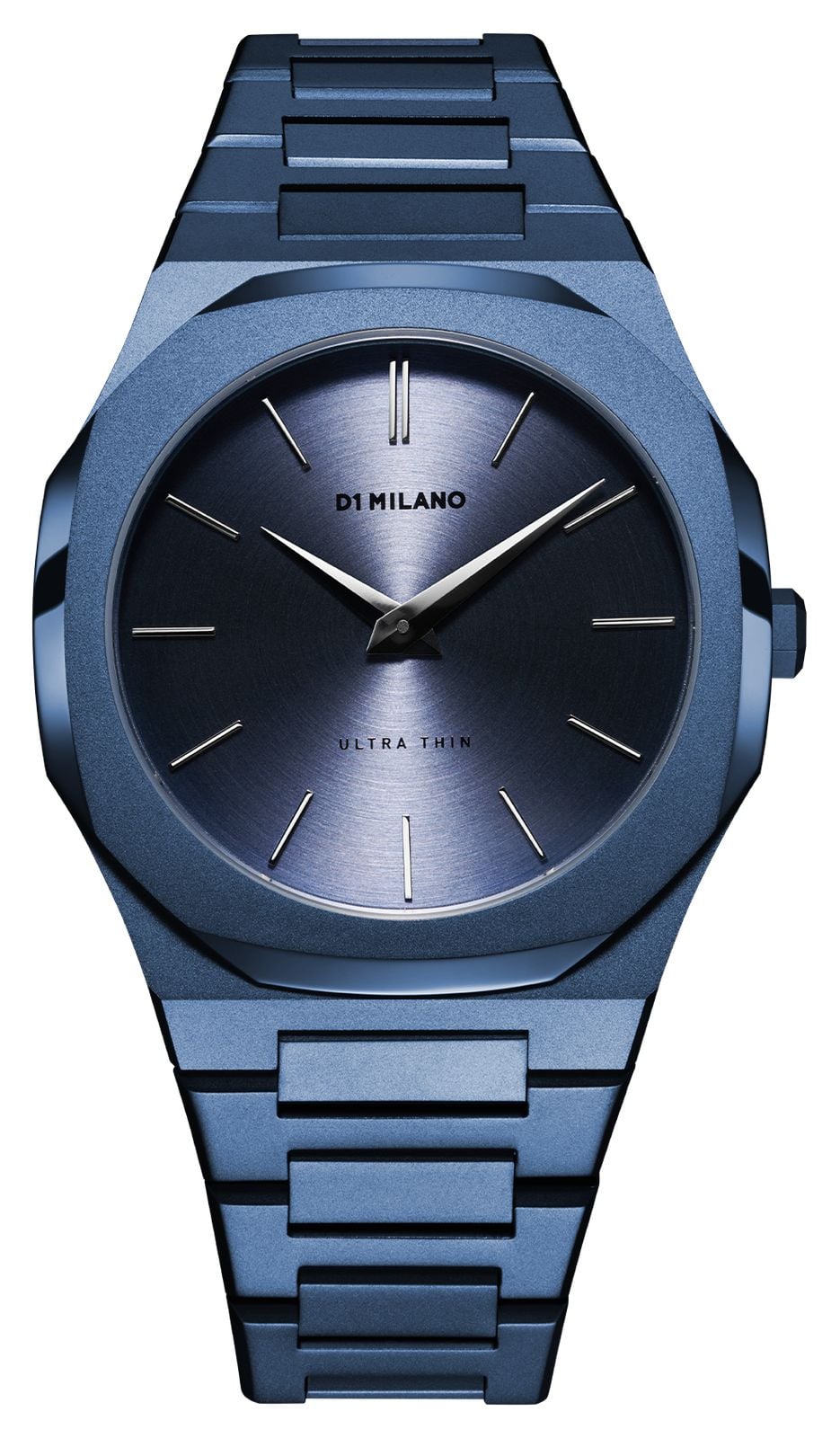 D1 Milano Cadran bleu nuit ultra fin (40 mm) brossÃ© / montre