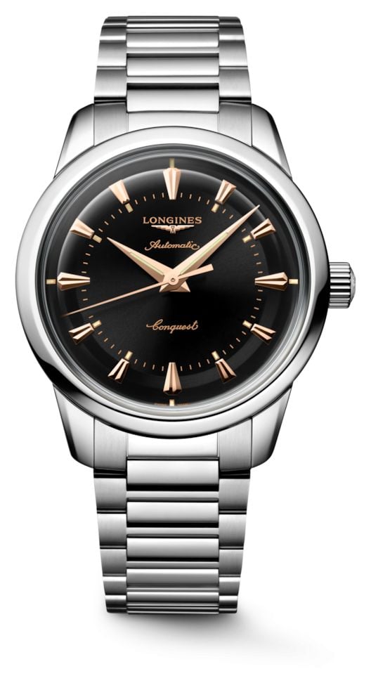 LONGINES Conquest HÃ©ritage automatique (38 mm) cadran noir montre