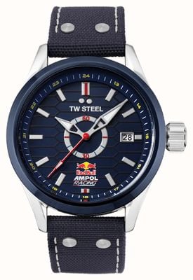 TW Steel Red Bull ampol racing（45毫米）蓝色表盘/蓝色帆布混合表带 VS93