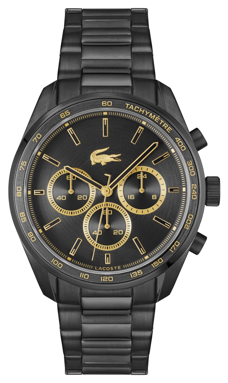 Lacoste Boston pour homme (42 mm) avec cadran noir et montre