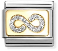 Nomination COMPOSABLE CLASSIC LINK, INFINITY, SILVER GLITTER 030224/06