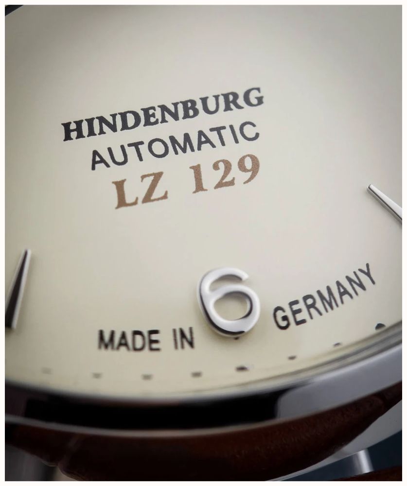 Zeppelin Men's Automatic Watch – Beige Dial, Stainless Steel Case & Brown Leather Strap 8062-5 - alternate view 4
